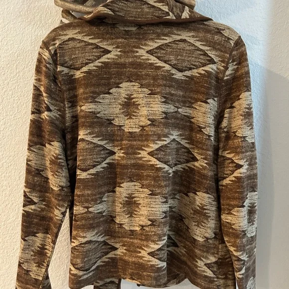 Ralph Lauren Jeans SZ XL Blazer coat wrap jacket WESTERN southwestern cowgirl - Picture 3 of 4